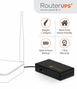 RouterUPS CRU12V2 - Power Backup for WiFi Router